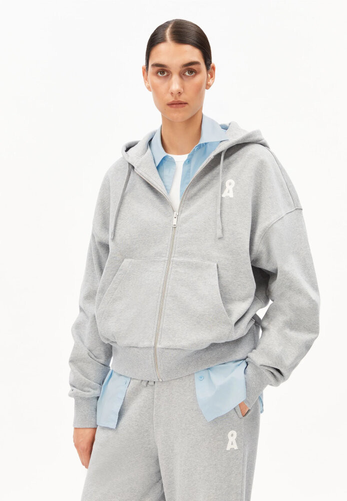 ICONIC Å RIXAMAA SWEAT silver melange - ARMEDANGELS - NEU