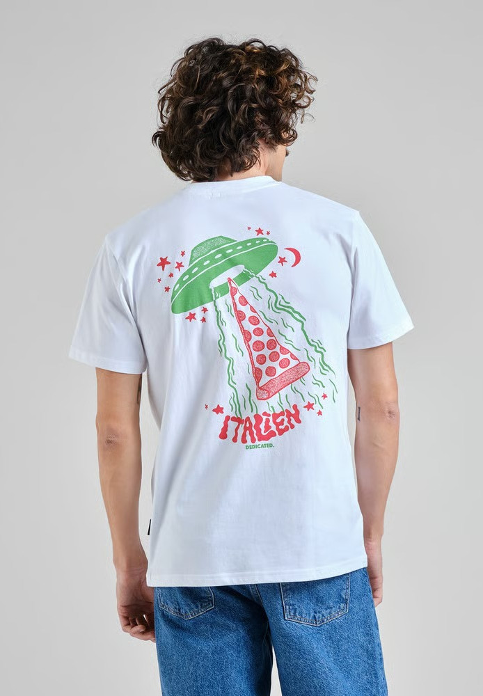 T-shirt Stockholm Italien White - DEDICATED - HERREN | T-Shirts | Print-T-Shirts