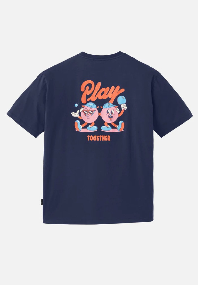 T-Shirt APOSERIS PLAY TOGETHER eclipse blue - Recolution - HERREN | T-Shirts | Print-T-Shirts