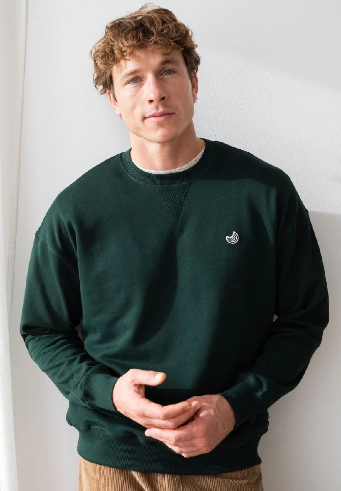 HAGENMIDDLE DARK GREEN - TWOTHIRDS - HERREN | Sweats & Hoodies