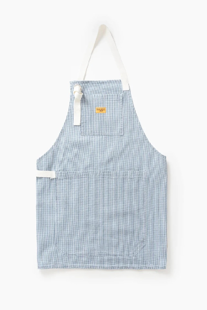 House Gingham Apron - Blue - Service Works - MARKEN | Service Works