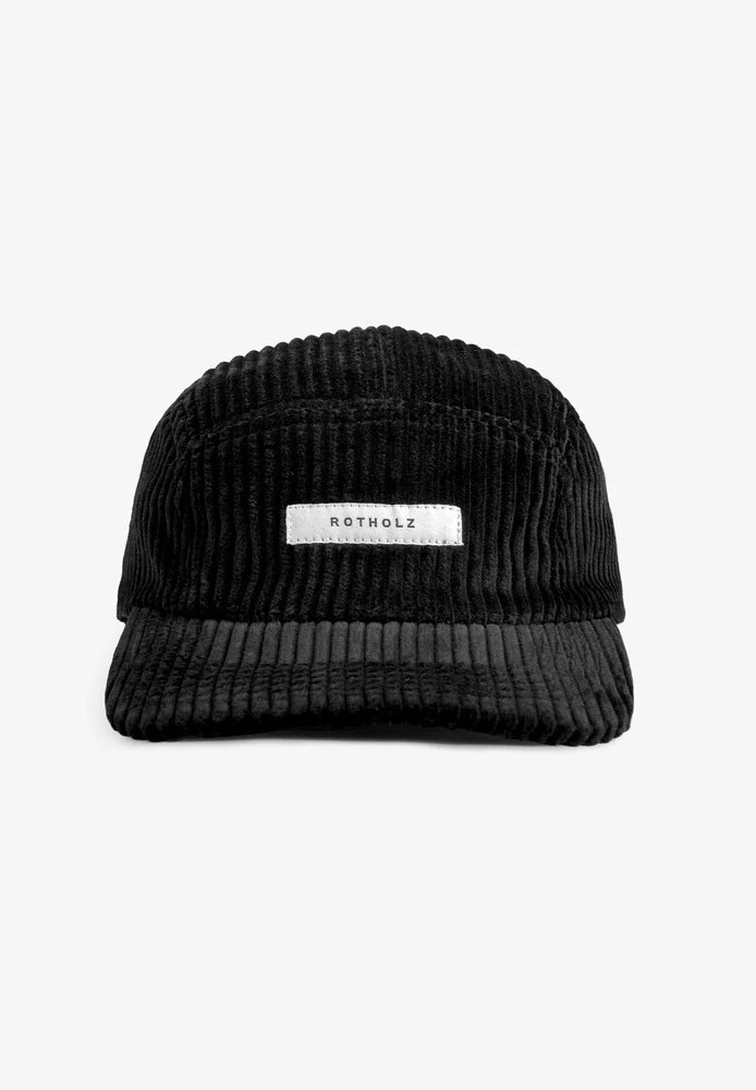 Cord 5-Panel True Black - ROTHOLZ - NEU
