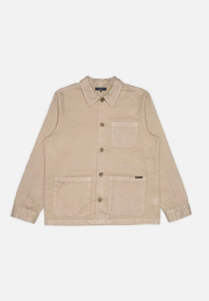 Barney Worker Jacket Mud - Nudie Jeans - MARKEN | Nudie Jeans