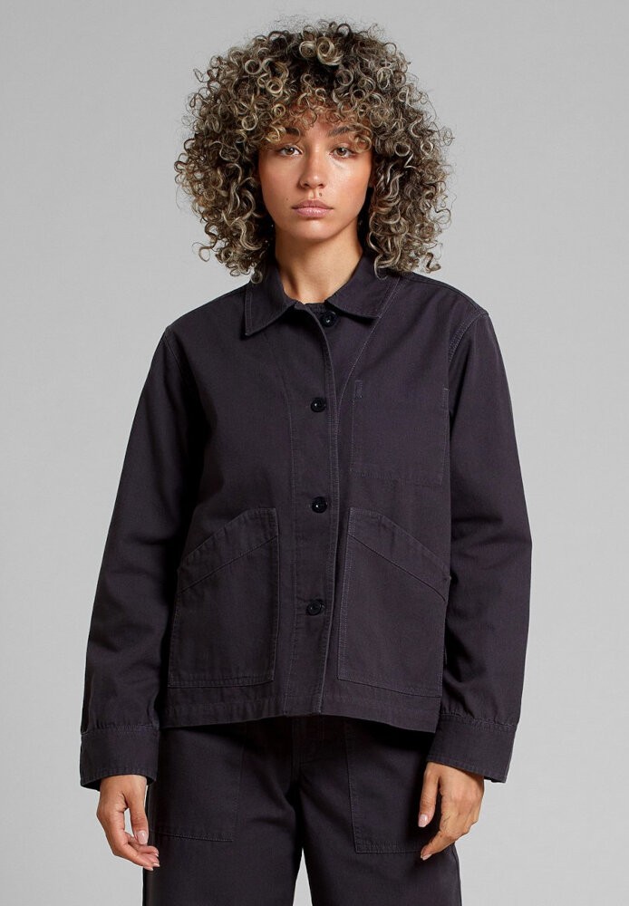 Jacket Stiby Canvas Phantom Black - DEDICATED - DAMEN | SALE