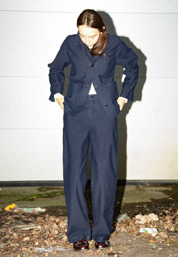 Wendy Pants Back Sateen Indigo - Nudie Jeans - MARKEN | Nudie Jeans