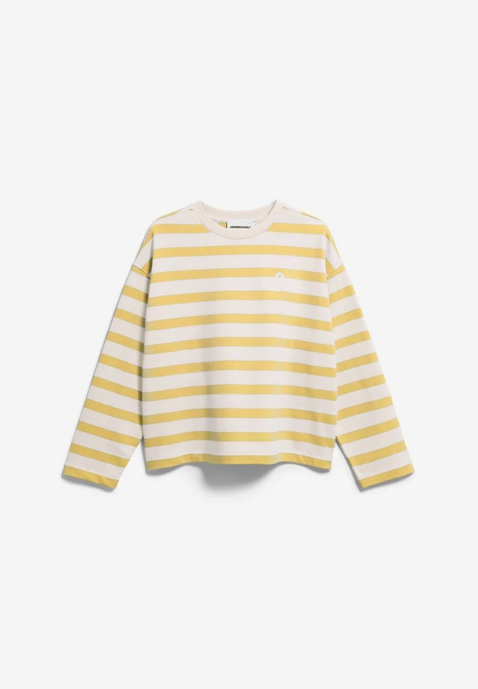 ICONIC Å FRANKAA BOLD SWEAT undyed-golden hay - ARMEDANGELS - DAMEN | Sweats & Hoodies
