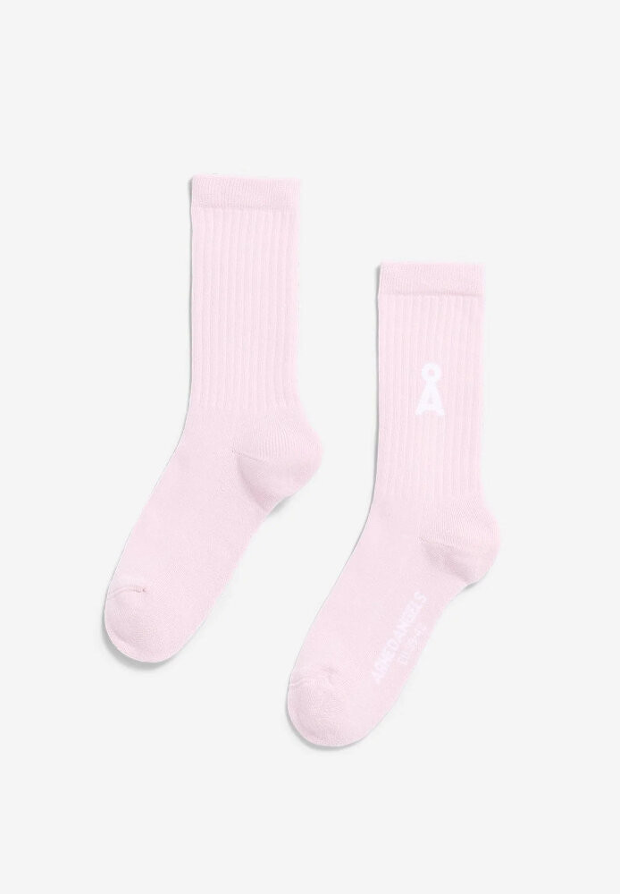 SAAMUS BOLD SOCKS pink mist - ARMEDANGELS - NEU