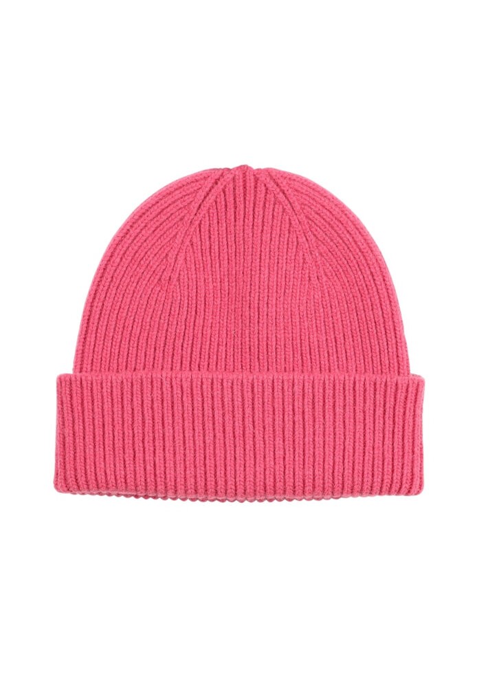 Merino Wool Beanie Bubblegum Pink - COLORFUL STANDARD - NEU