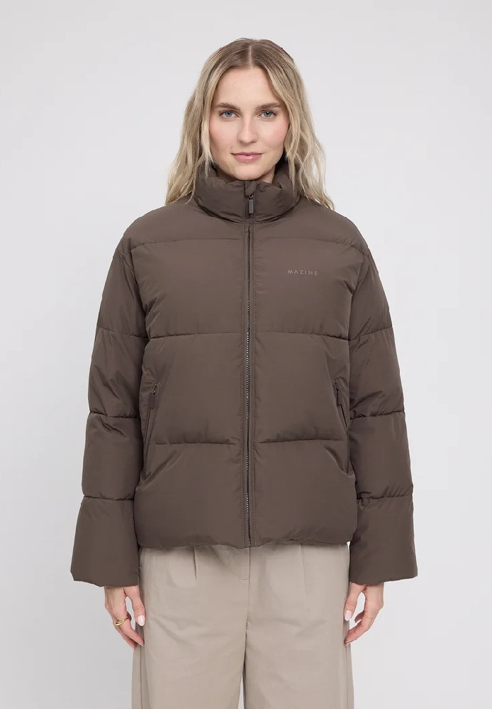 Loose Fit Puffer Jacket (Damen) mokka - MAZINE - NEU