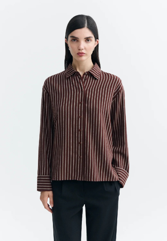O'HARA BRUSHED STRIPES MANUELA BLOUSE - THINKING MU - NEU