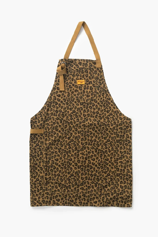 Patterned Apron - Brown Leopard - Service Works - MARKEN | Service Works
