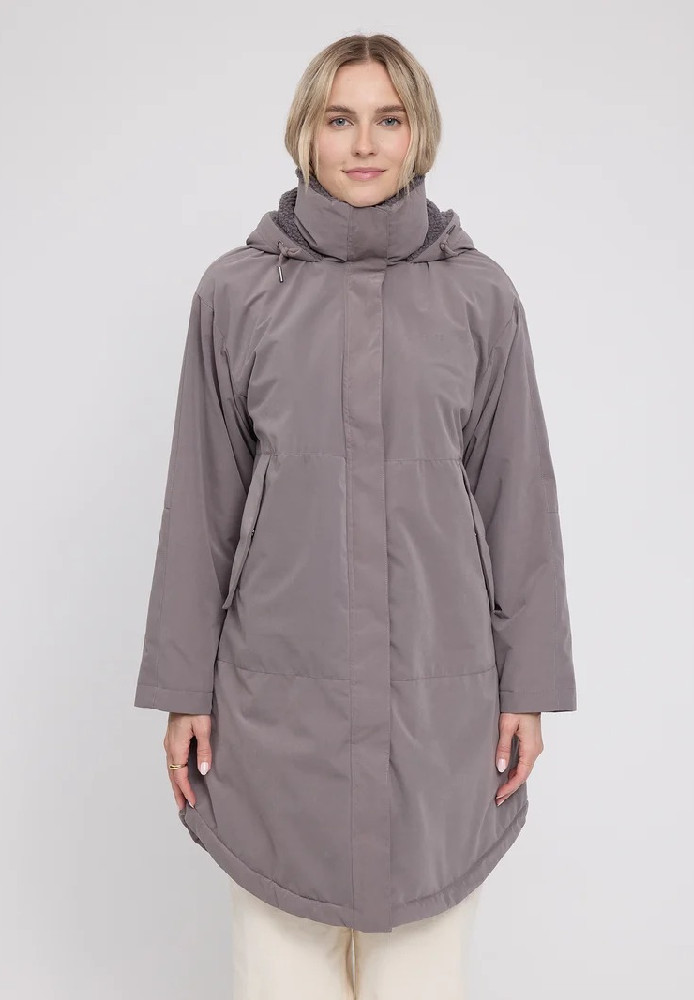 Oversized Padded Parka (Damen) warm mud - MAZINE - NEU