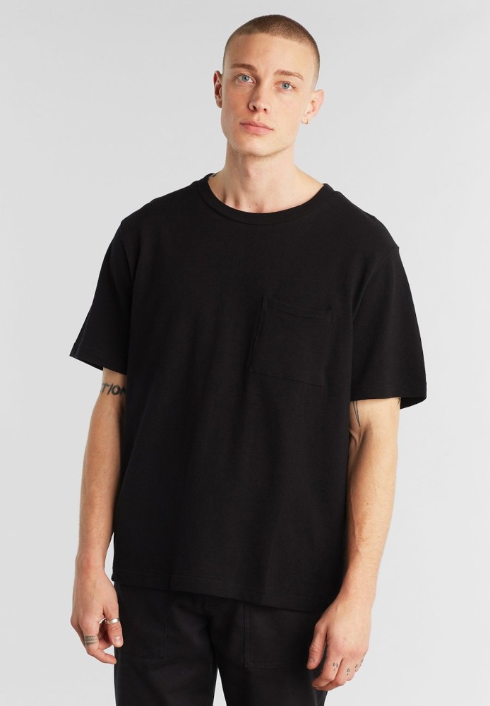 T-shirt Gustavsberg Black - DEDICATED - HERREN | T-Shirts | Unifarben & Streifen