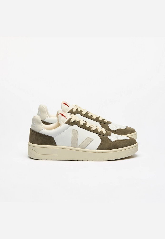 V-82 LEATHER WHITE NATURAL KAKI - Veja - HERREN | NEW IN