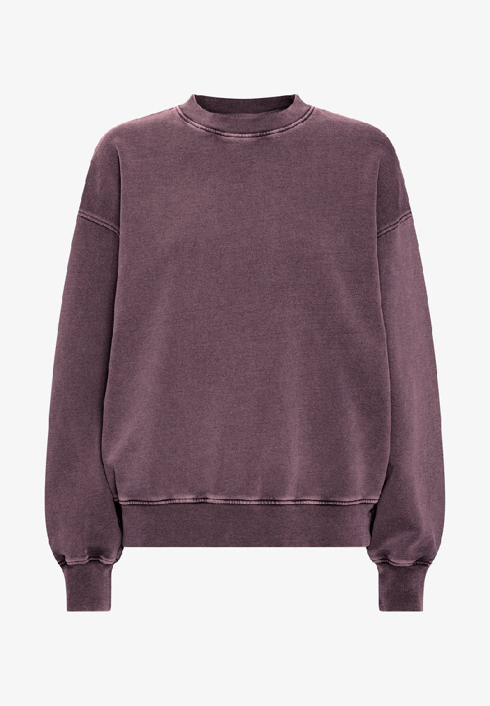 Organic Oversized Crew Faded Grape - COLORFUL STANDARD - DAMEN | Sweats & Hoodies