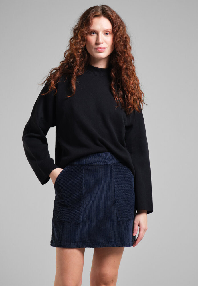 Skirt Majorna Corduroy Navy - DEDICATED - NEU