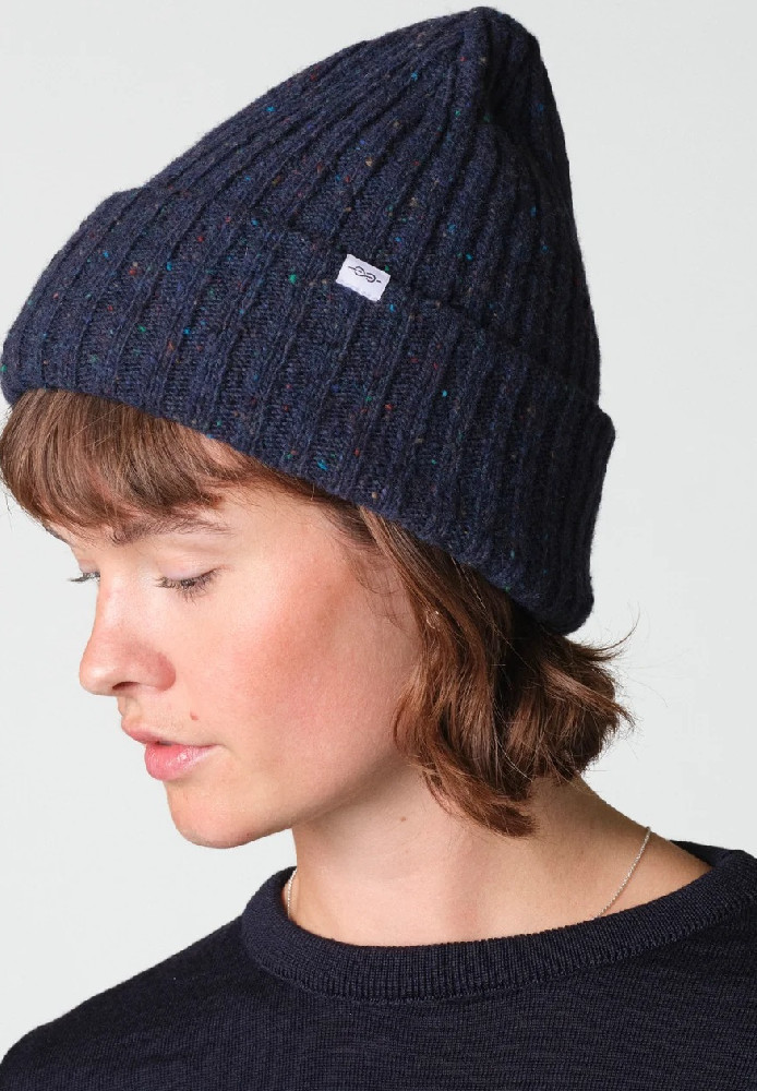 Melange beanie Navy - Klitmøller Collective - NEU