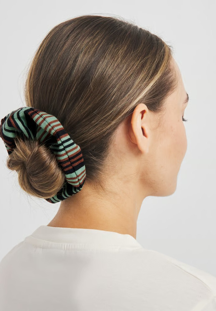 Scrunchie Irregular Stripe Green - DEDICATED - NEU
