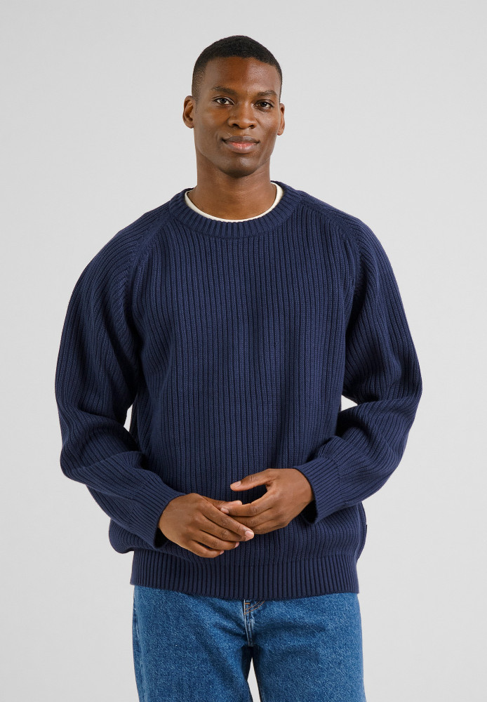 Knitted Sweater Hakkas Navy - DEDICATED - HERREN | Pullover & Cardigans