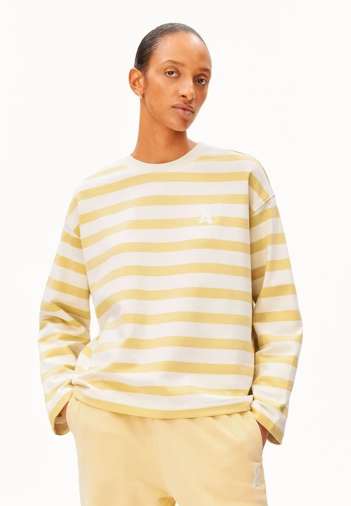 ICONIC Å FRANKAA BOLD SWEAT undyed-golden hay - ARMEDANGELS - DAMEN | Sweats & Hoodies