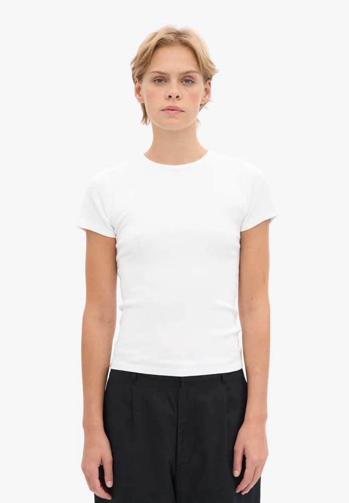Organic Rib SS T-Shirt Optical White - COLORFUL STANDARD - NEU