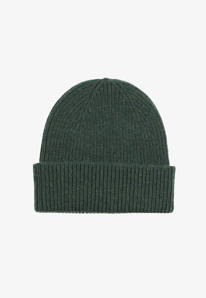 Merino Wool Beanie Emerald Green - COLORFUL STANDARD - HERREN | Accessoires | Mützen