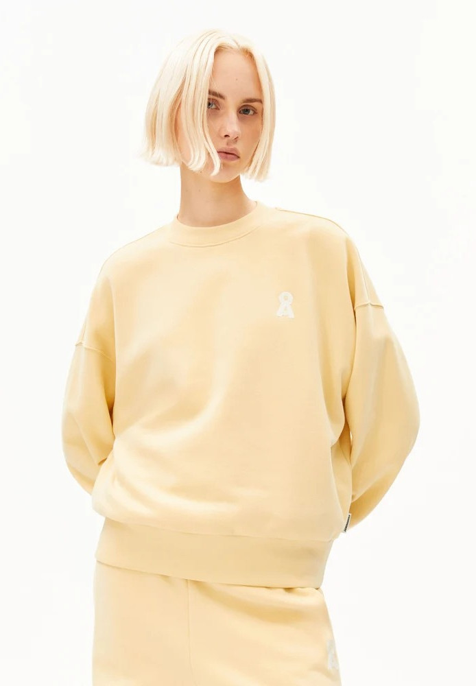 ICONIC Å ALIZAA SWEAT golden hay - ARMEDANGELS - DAMEN | Sweats & Hoodies