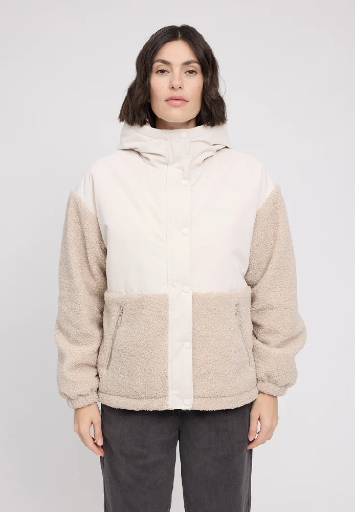 Fabric Blocking Jacket (Damen) moon/natural - MAZINE - NEU