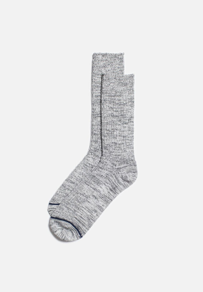 Women Chunky Socks Greymelange - Nudie Jeans - MARKEN | Nudie Jeans