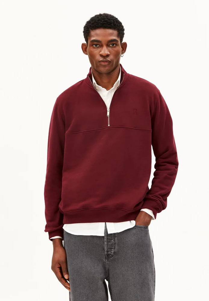 WAARLO FLEECE TROYER velvet red - ARMEDANGELS - HERREN | Sweats & Hoodies