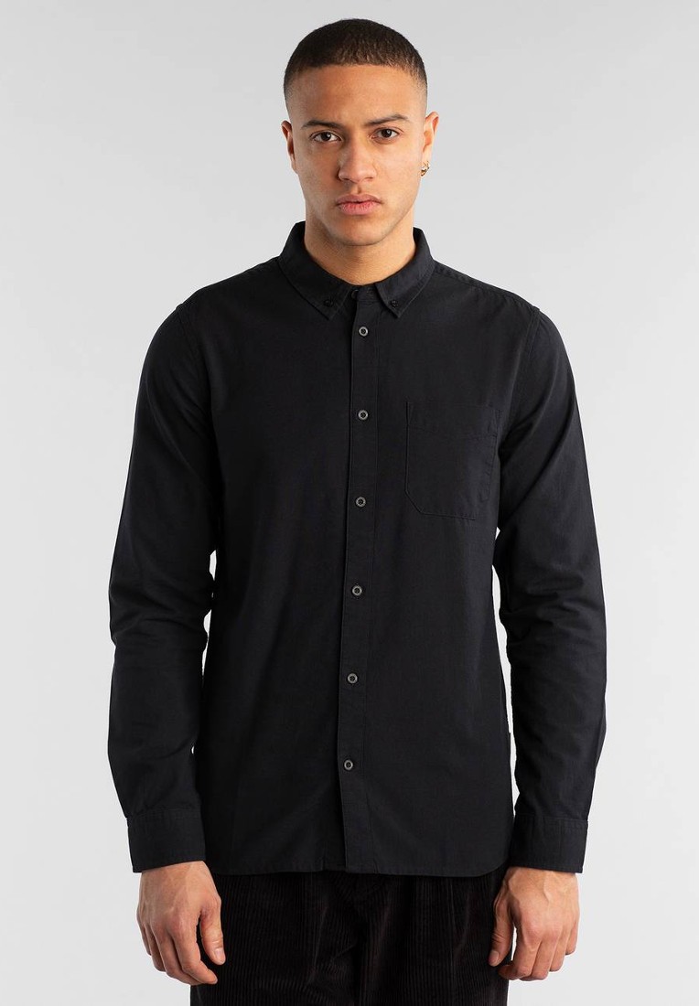 Shirt Varberg Oxford Black - DEDICATED - HERREN | Hemden & Polos
