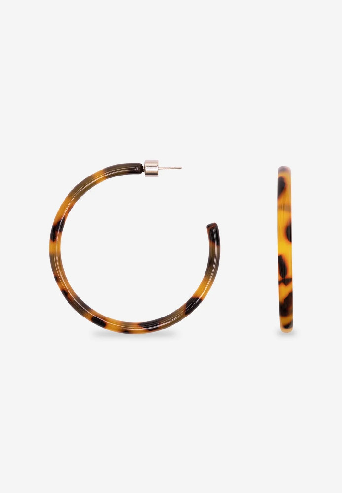 Hoop Dark Cheetah - Sasstie - DAMEN | Accessoires | Schmuck