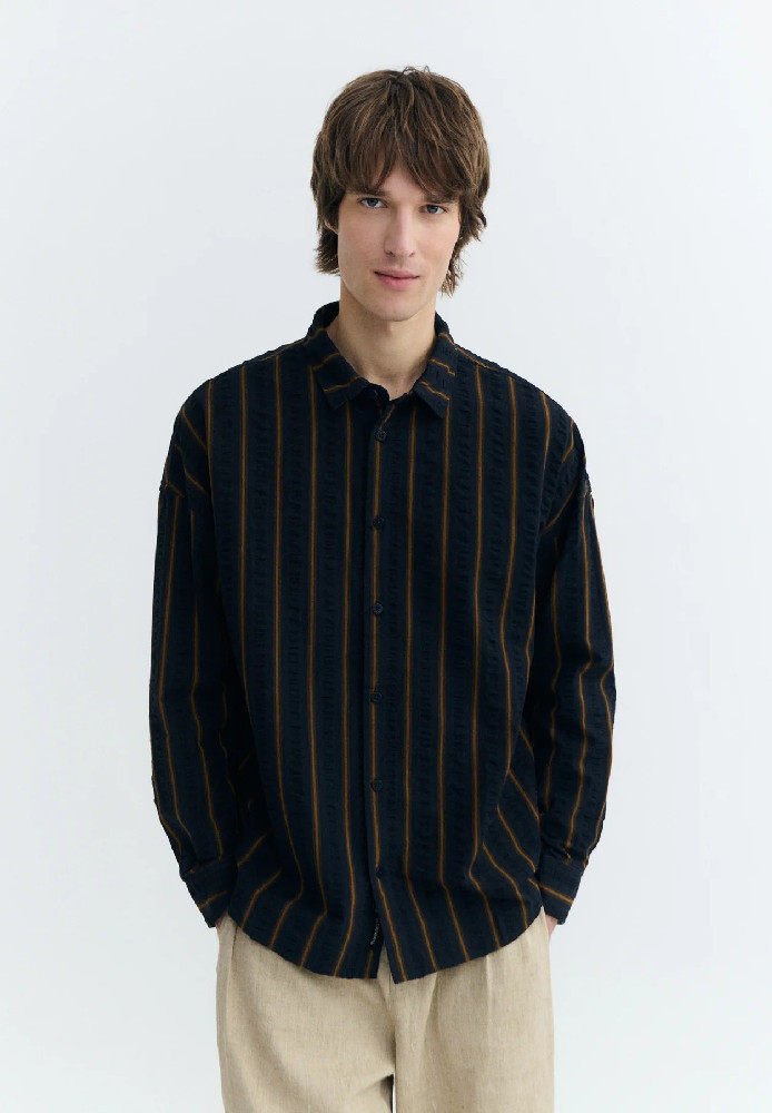 PORTBOU STRIPES HARU SHIRT - THINKING MU - HERREN | SALE