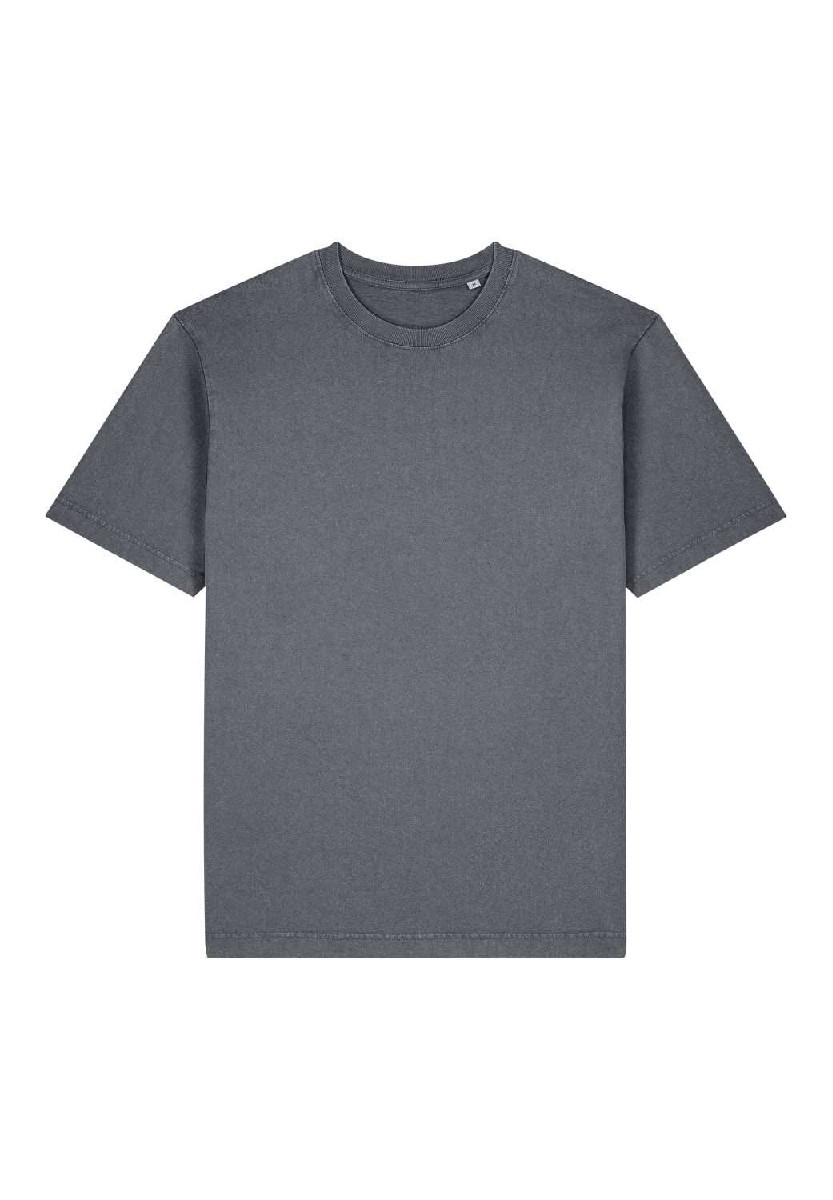 MS Oversized Heavy T-Shirt Vintage Anthracite - gw Basics - HERREN | T-Shirts | Unifarben & Streifen