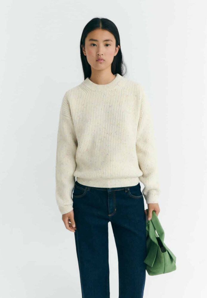 ECRU CARMEN KNITTED SWEATER - THINKING MU - DAMEN | Pullover & Cardigans | Pullover