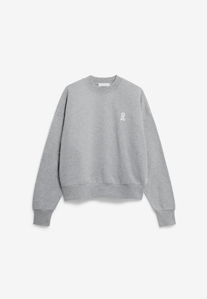 ICONIC Å ALIZAA SWEAT silver melange - ARMEDANGELS - NEU