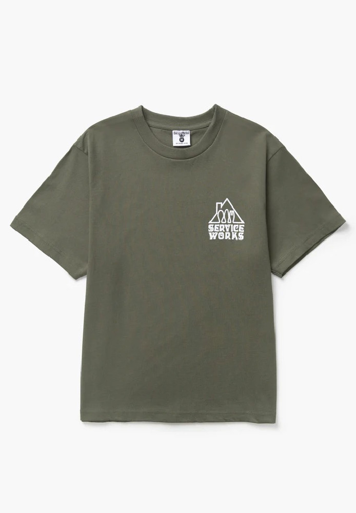 Home Comforts Tee Olive - Service Works - HERREN | T-Shirts | Print-T-Shirts