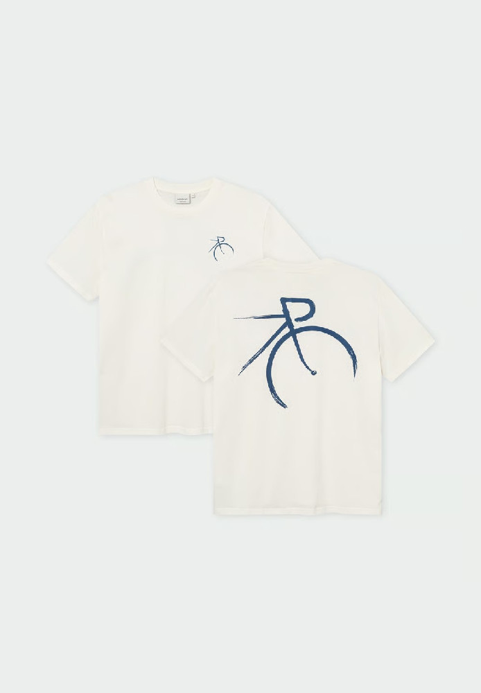 T-shirt Stockholm Painted Side Bike Off-White - DEDICATED - HERREN | T-Shirts | Print-T-Shirts