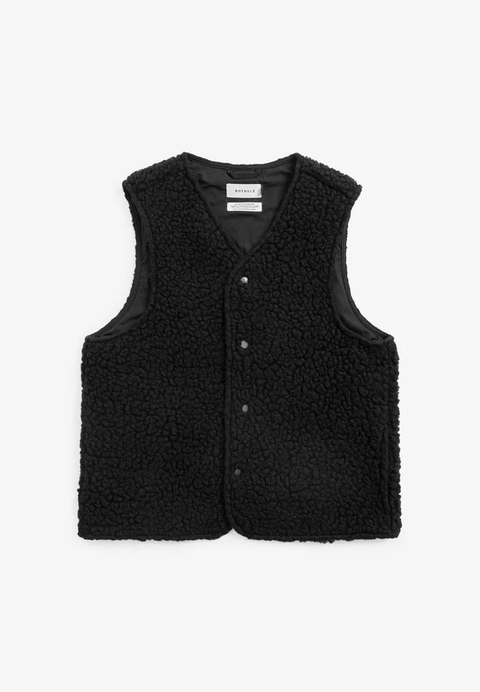 Sherpa Vest True Black - ROTHOLZ - NEU