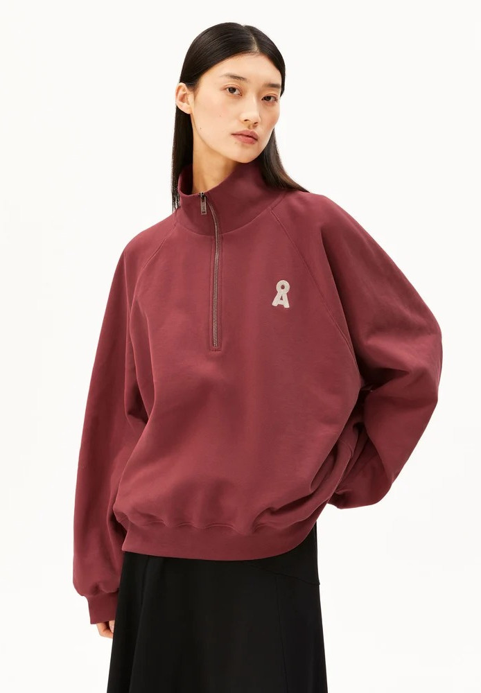 ICONIC Å SWEAT TROYER velvet ember - ARMEDANGELS - DAMEN | Sweats & Hoodies