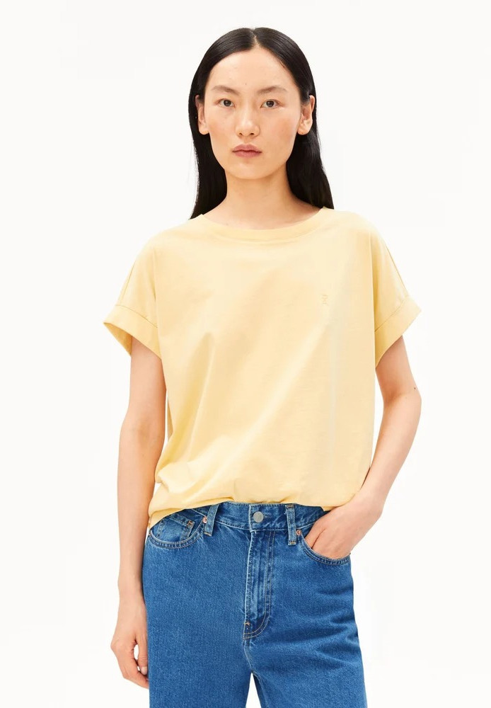 IDAARA T-SHIRT golden hay - ARMEDANGELS - NEU