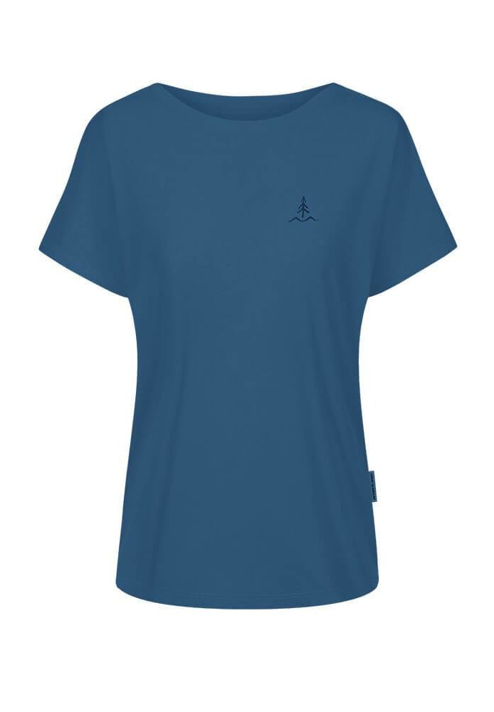 W's Natural Dye T-Shirt Blau - Bleed - DAMEN | T-Shirts | Print-T-Shirts