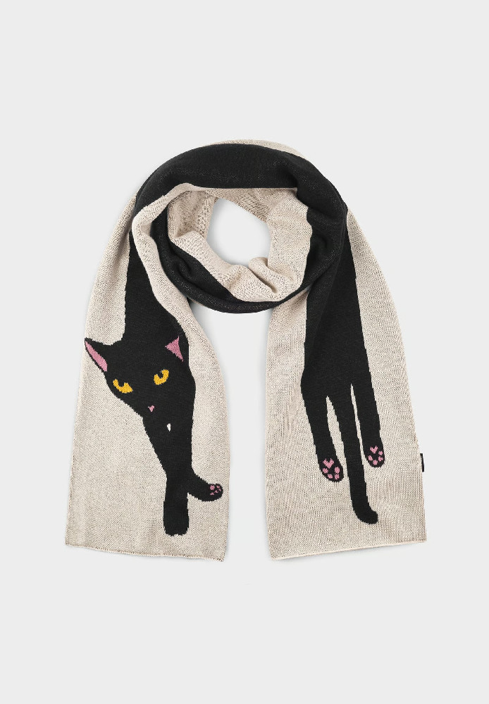 Scarf Rossberga Long Cat Vanilla White - DEDICATED - NEU