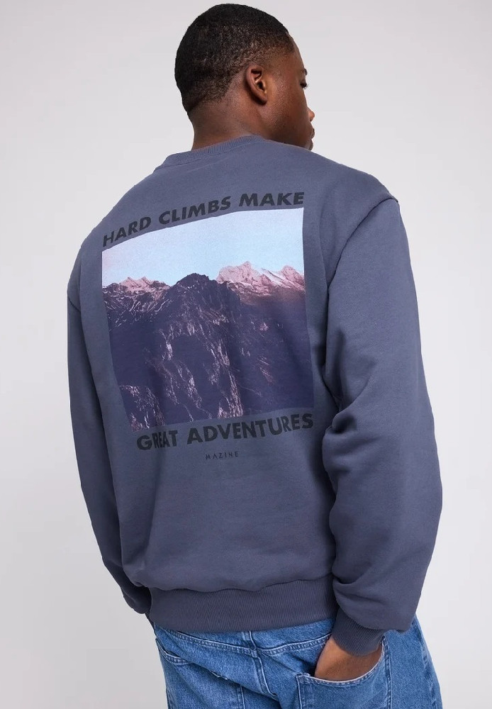 Back Print Sweatshirt (Herren) dusk/adventures - MAZINE - HERREN | Sweats & Hoodies