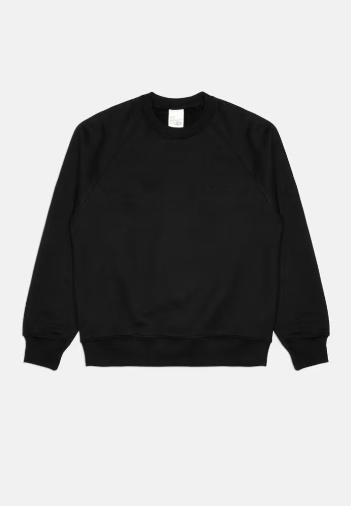 Palle Logo Sweatshirt Black - Nudie Jeans - HERREN | Sweats & Hoodies