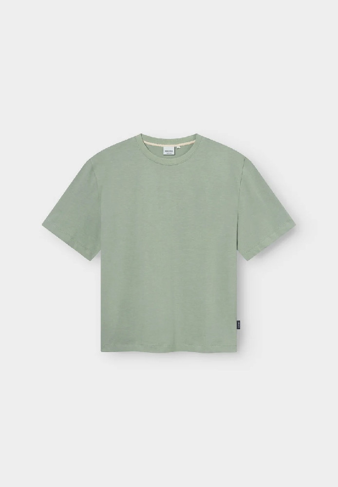 T-shirt Skanstull Iceberg Green - DEDICATED - HERREN | T-Shirts | Unifarben & Streifen
