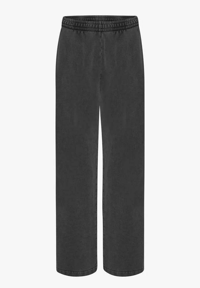 Organic Straight Leg Sweatpants Faded Black - COLORFUL STANDARD - NEU