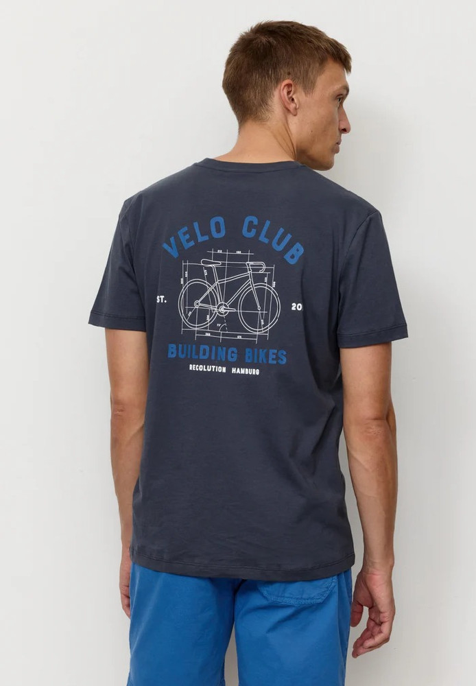 T-Shirt AGAVE VELO CLUB dark grey - Recolution - HERREN | T-Shirts | Print-T-Shirts