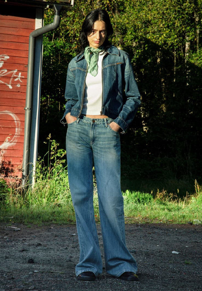 Wide Heidi Drift Wood - Nudie Jeans - NEU
