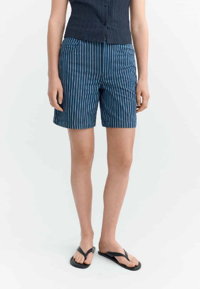 RAILWAY STRIPES LUISA SHORTS - THINKING MU - DAMEN | SALE